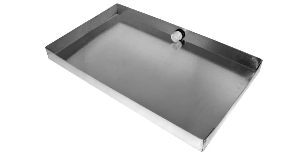 Drain Pan 26" X 48" PVC Drain Connection