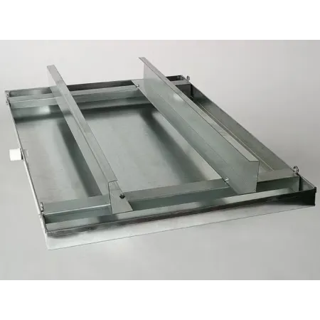 Drain Pan with Rails 26" X 55" PVC Drain Connection